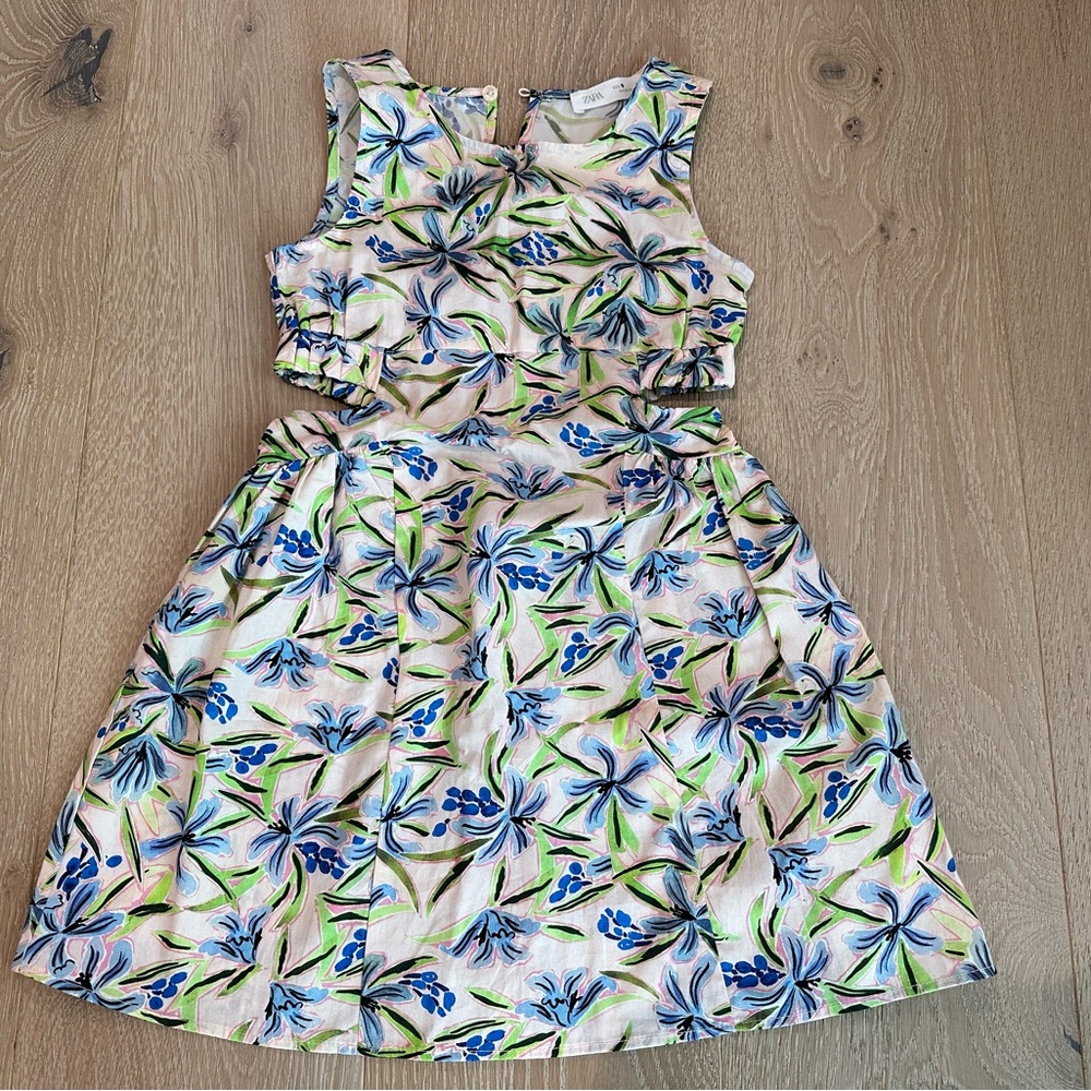 Zara Girls floral dress